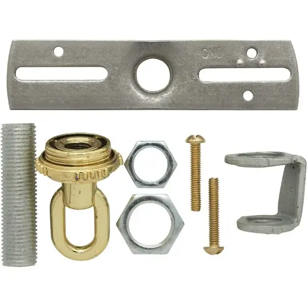 Screw Collar Loop Parts Bag - Brass Finish - Image 2