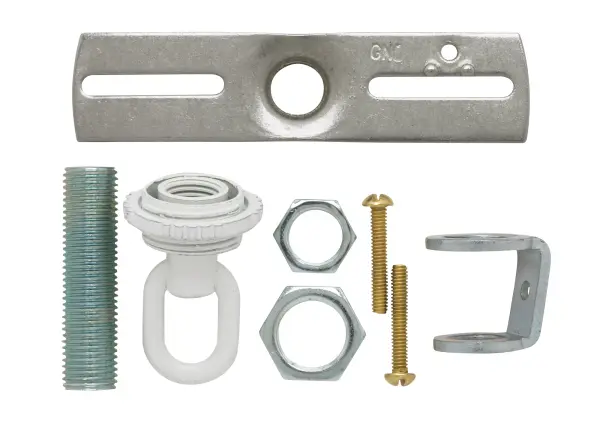 Screw Collar Loop Parts Bag - White Finish