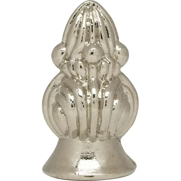 Bud Finial - 1-3/8" Height - 1/8 IP - Polished Chrome Finish - Image 1