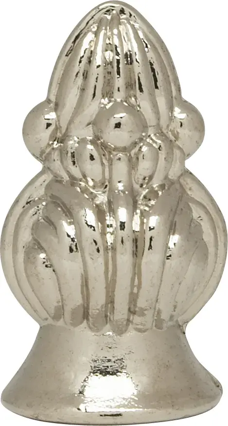 Bud Finial - 1-3/8" Height - 1/8 IP - Polished Chrome Finish - Image 2
