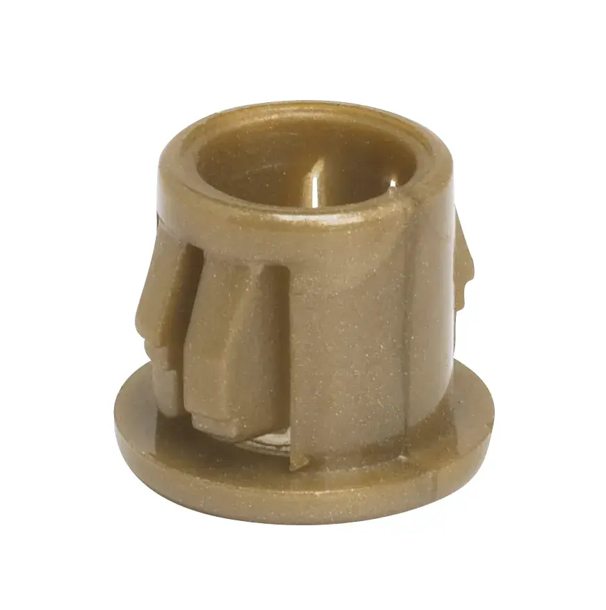 Nylon Snap-In Bushing - For 5/16" Hole - Gold Finish