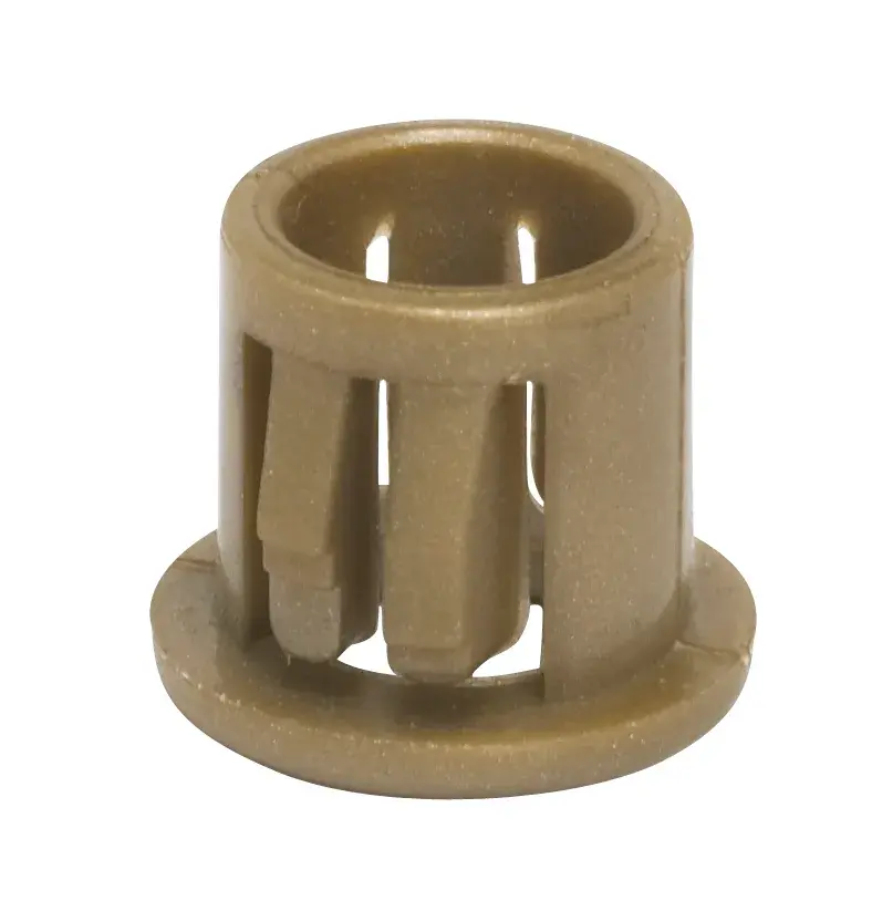 Nylon Snap-In Bushing - For 3/8" Hole - Gold Finish