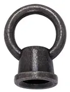 1" Female Loops - 1/8 IP With Wireway - 10lbs Max - Old Bronze Finish