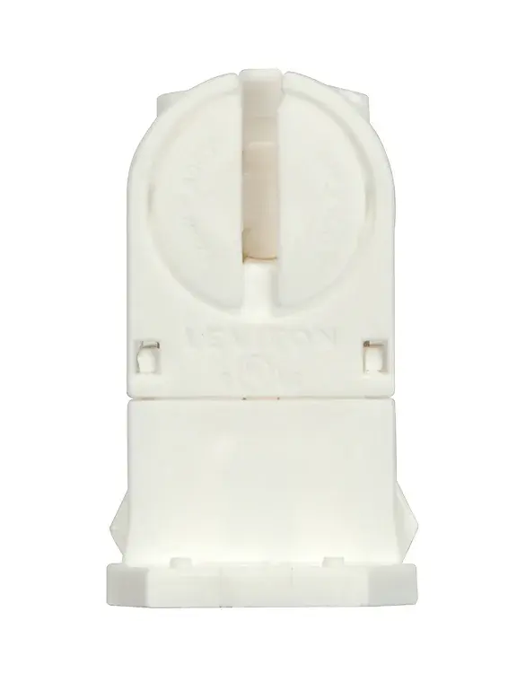 T5 Lampholder - Tall Version G5 - Rotary Locking - Non Shunted - 1-1/2" Height - 7/8" Width - 5/8" Diameter - 120W-600V