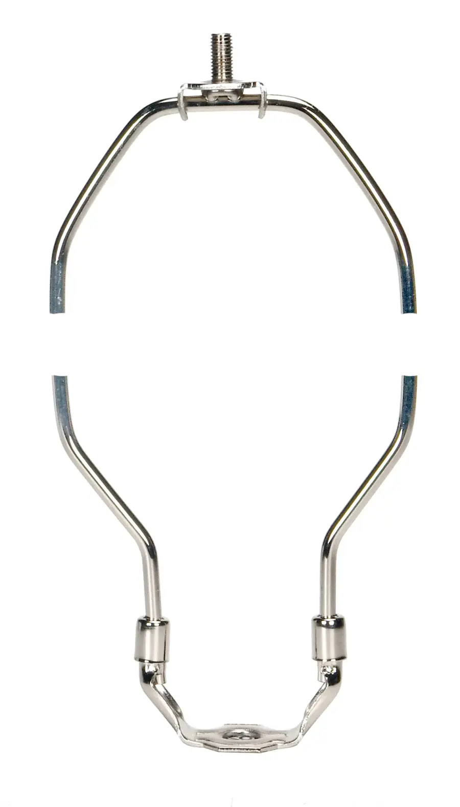 Heavy Duty Harp - Polished Nickel Finish - 8-1/2" Height - 1/8 IP Saddle - 1/4-27 Thread - 125 Carton
