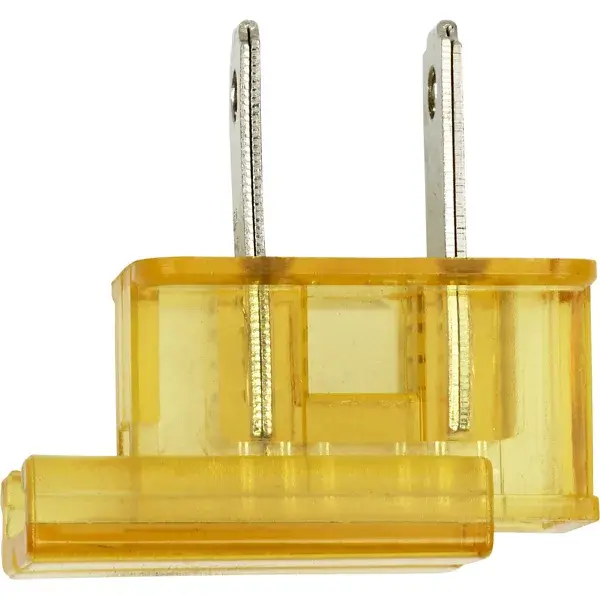 Slide Plug - Polarized - 18/2-SPT-2 - 8A-125V - Gold Finish