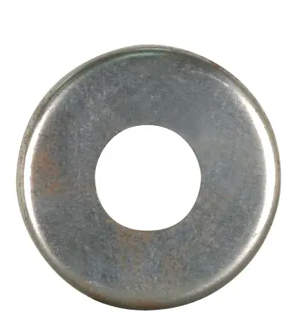 Steel Check Ring - Curled Edge - 1/8 IP Slip - Unfinished - 1" Diameter