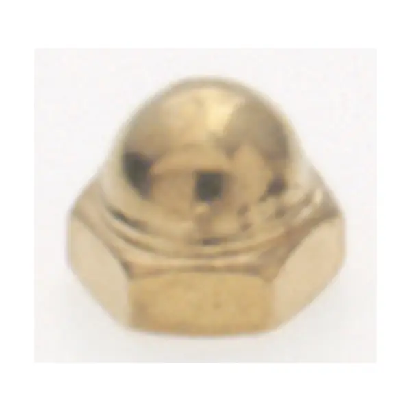 Cap Nut - 8/32 - Brass Plated Finish
