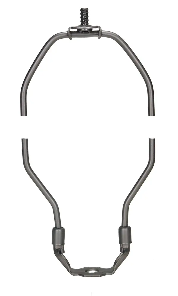 Light Duty Harp - Dark Antique Brass Finish - 9" Height - 1/8 IP Saddle - 1/4-27 Thread - 125 Carton