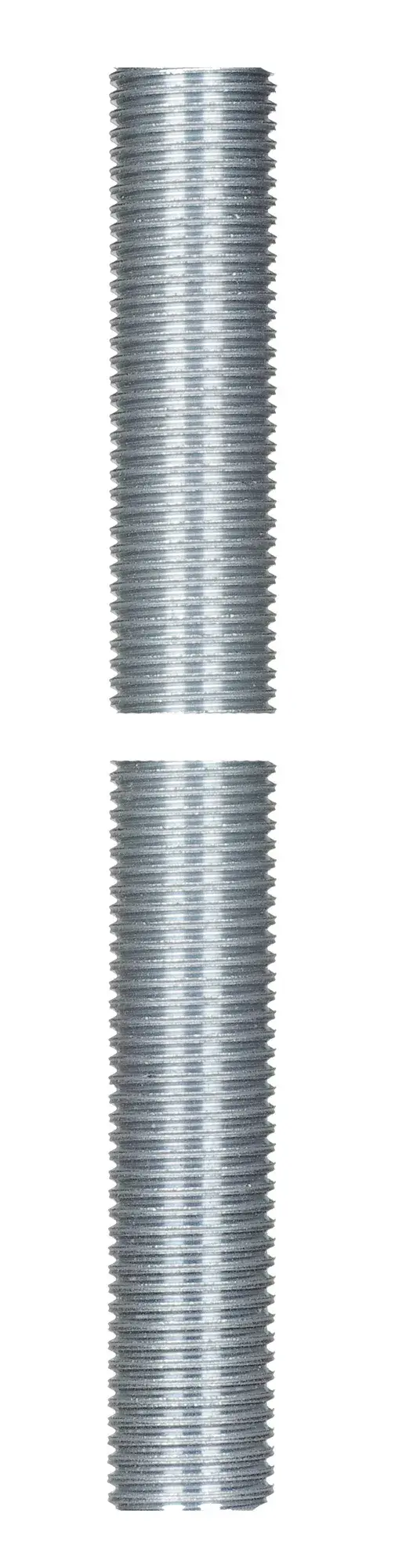 1/4 IP Steel Nipple - Zinc Plated - 12" Length - 1/2" Wide