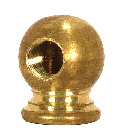 Brass Ball Armback - Unfinished - 7/8" x 1-1/16" - 1/8 IP x 1/8 IP