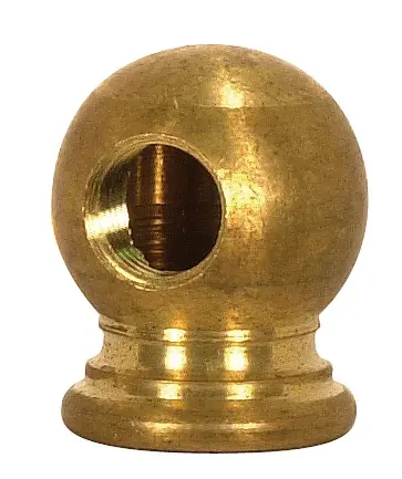 Brass Ball Armback - Unfinished - 7/8" x 1-1/16" - 1/4 IP x 1/8 IP
