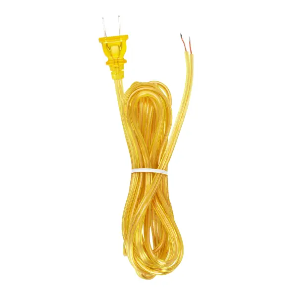 18/2 SPT-2-105C All Cord Sets - Molded Plug - Tinned Tips 3/4" Strip with 2" Slit 36" Hank - 36" Hank - 150 Ctn.10 Ft.