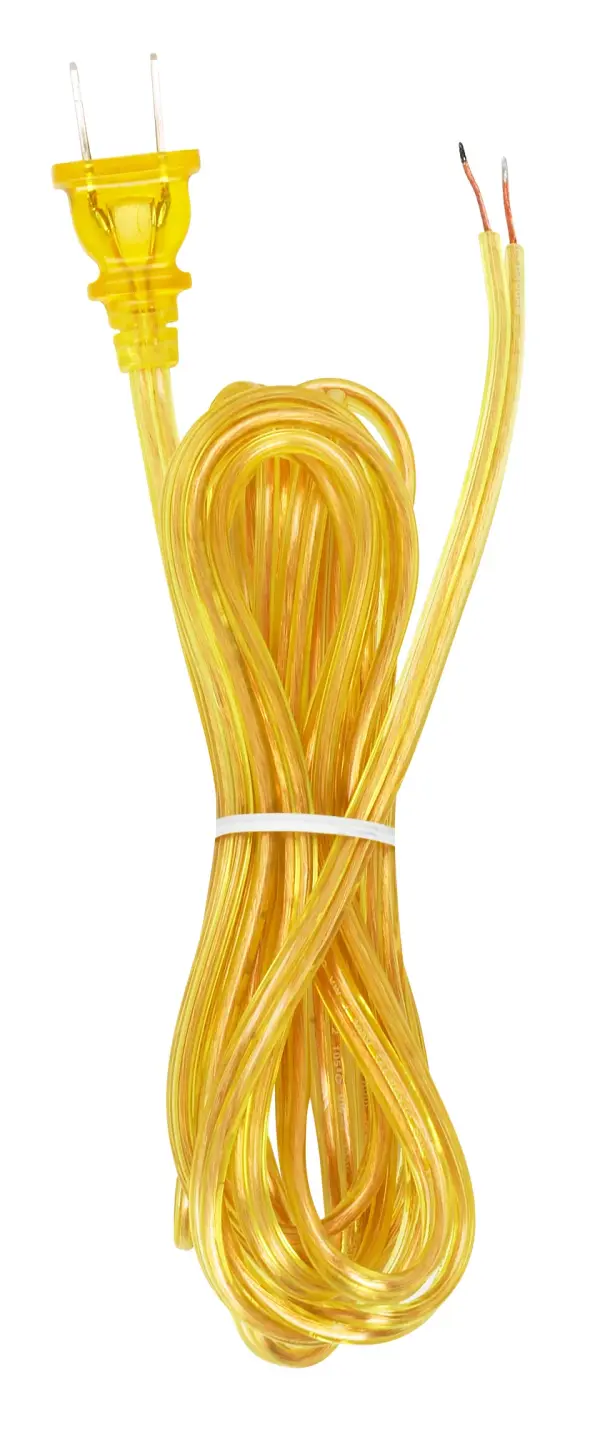 18/2 SPT-2-105C All Cord Sets - Molded Plug - Tinned Tips 3/4" Strip with 2" Slit 36" Hank - 36" Hank - 150 Ctn.10 Ft. - alternate view