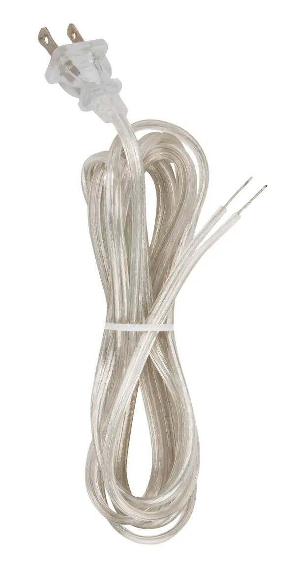 18/2 SPT-2-105C All Cord Sets - Molded Plug - Tinned Tips 3/4" Strip with 2" Slit 36" Hank - 36" Hank - 150 Ctn.10 Ft.
