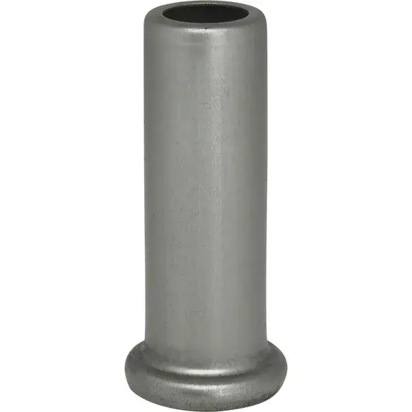 Flanged Steel Neck - 2" Height - 7/8" Bottom - Unfinished