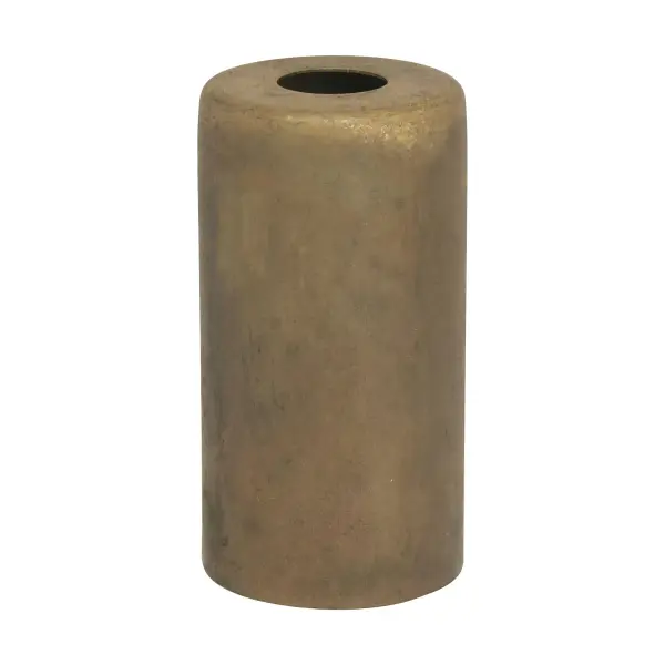 Solid Brass Candle Cup - 7/16" Hole - 1-7/8" Height - 1" Diameter - Unfinished - Image 1