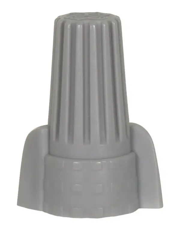 Wire Connector With Spring Inserts - For 105C Supply Wire - 600V - Gray Finish - 4 #12 Max - Image 1