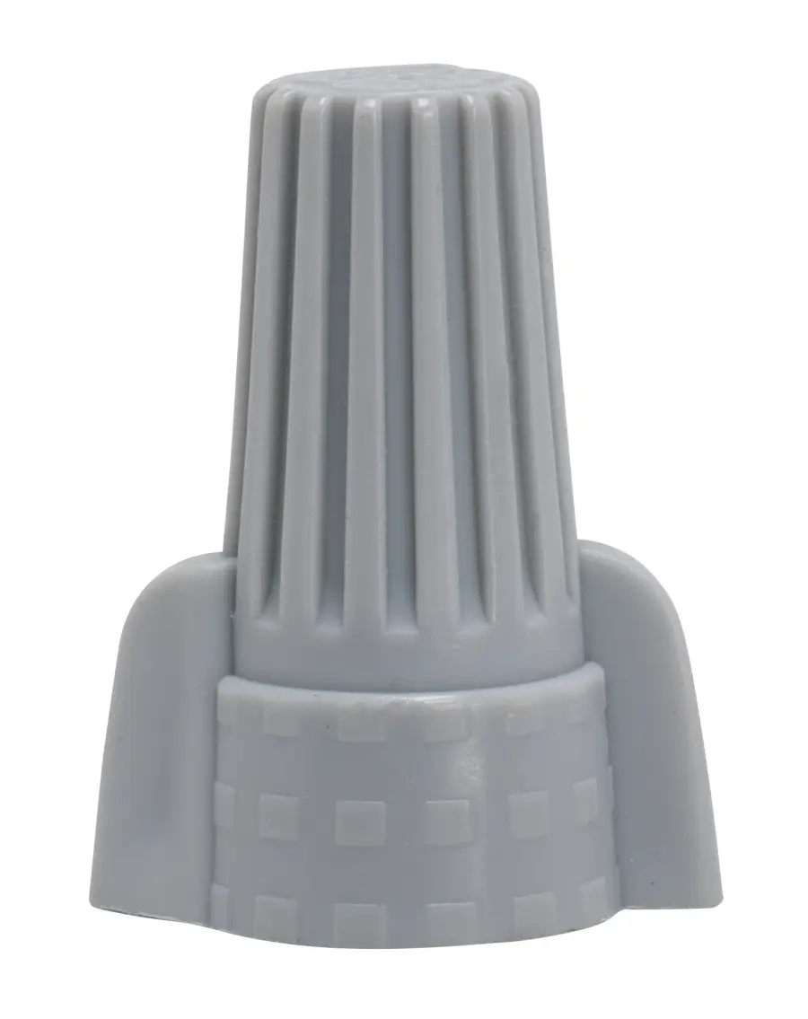 Wire Connector With Spring Inserts - For 105C Supply Wire - 600V - Gray Finish - 4 #12 Max - Image 2