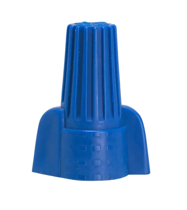 Wire Connector With Spring Inserts - For 105C Supply Wire - 600V - Blue Finish - 4 #10 Max - Image 2