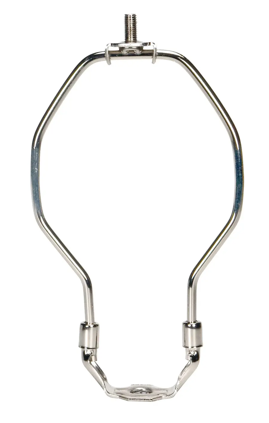 Light Duty Harp - Polished Nickel Finish - 4" Height - 1/8 IP Saddle - 1/4-27 Thread - 125 Carton