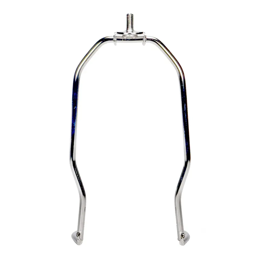 Heavy Duty Harp - Polished Nickel Finish - 6" Height - 1/4-27 Thread
