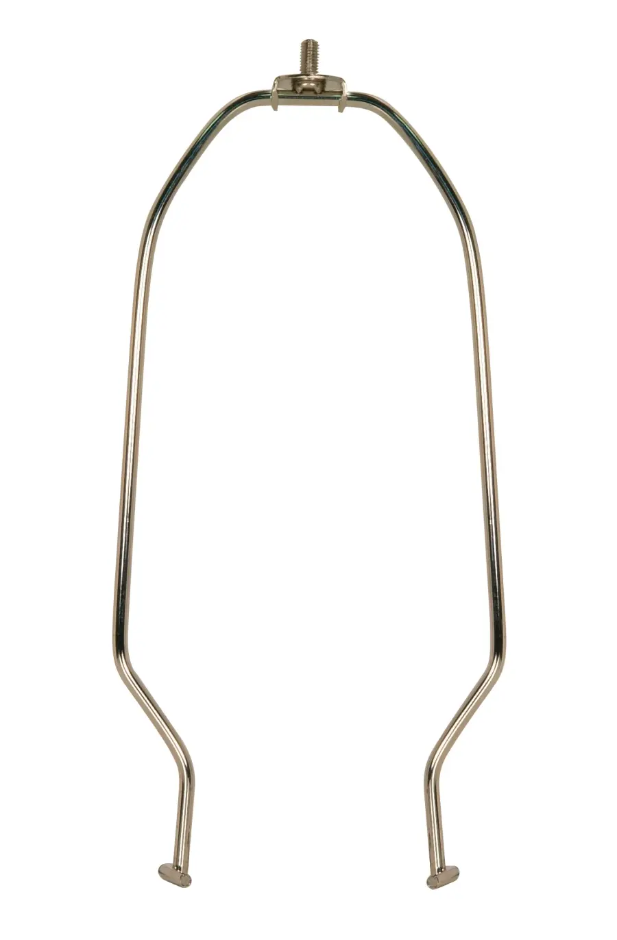 Heavy Duty Harp - Polished Nickel Finish - 10" Height - 1/4-27 Thread