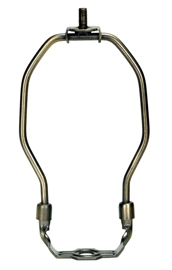 Heavy Duty Harp - Antique Brass Finish - 7" Height - 1/8 IP Saddle - 1/4-27 Thread - 125 Carton