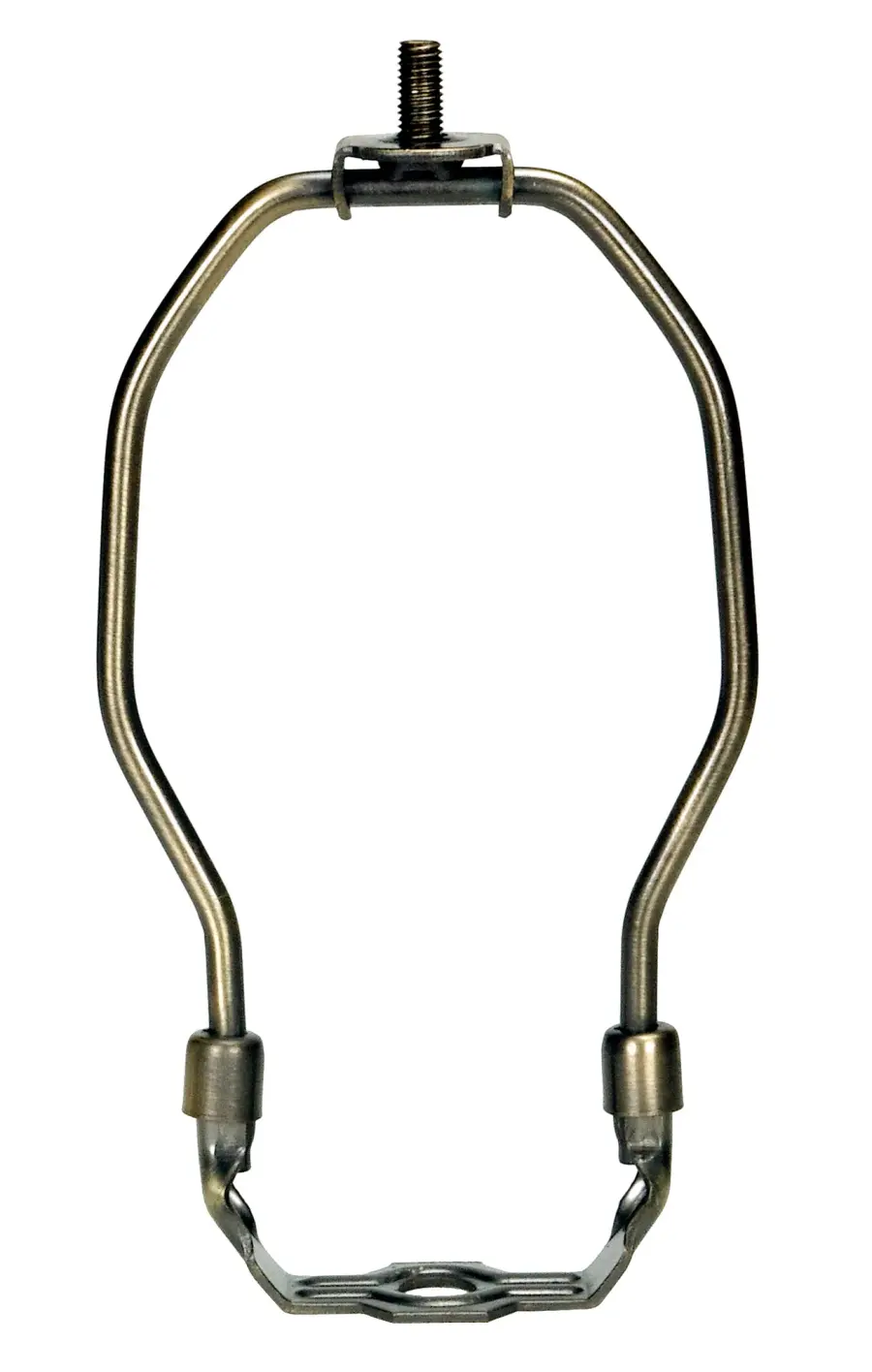 Heavy Duty Harp - Antique Brass Finish - 7" Height - 1/8 IP Saddle - 1/4-27 Thread - 125 Carton