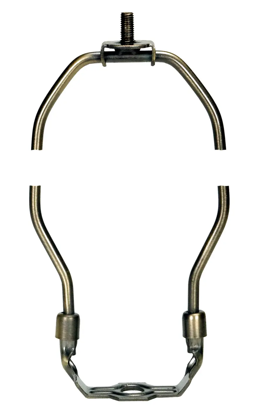 Heavy Duty Harp - Antique Brass Finish - 10" Height - 1/8 IP Saddle - 1/4-27 Thread - 125 Carton