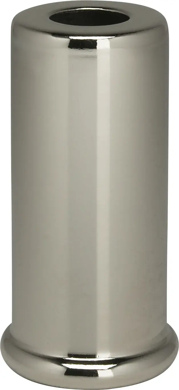 Steel Spacer - 7/16" Hole - 2" Height - 7/8" Diameter - 1" Base Diameter - Nickel Plated Finish - Image 2