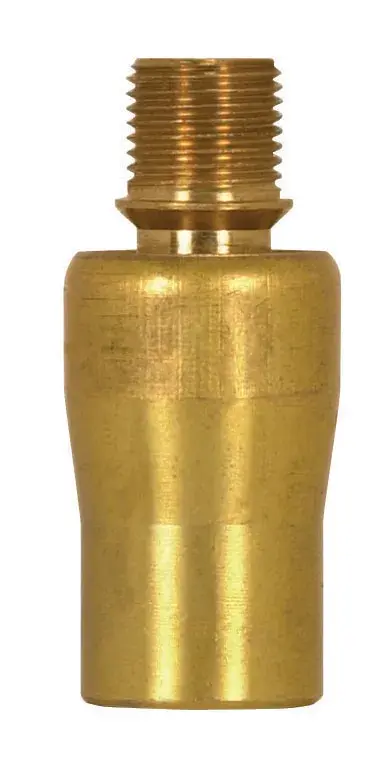 Solid Brass Stop Swivel - 1/8 M x 1/4 F - 1-5/8" Height - Unfinished