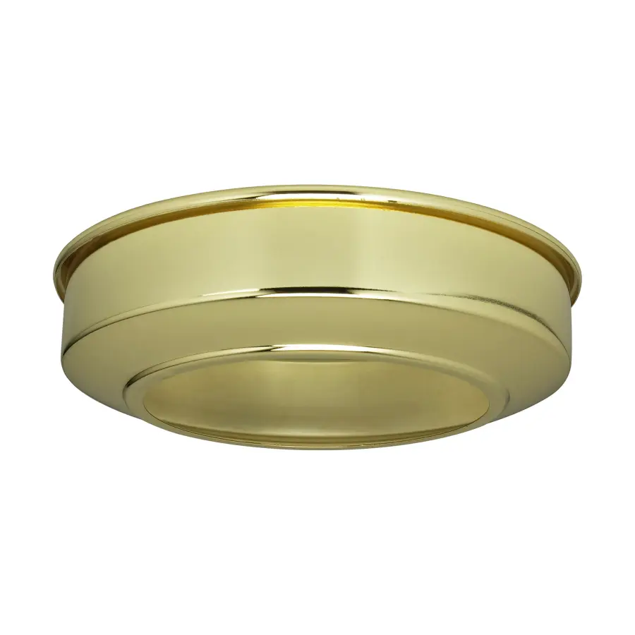 Canopy Extension - Brass Finish - 5-3/4" Diameter - Fits 5" Canopy - 1-1/2" Extension - Image 1