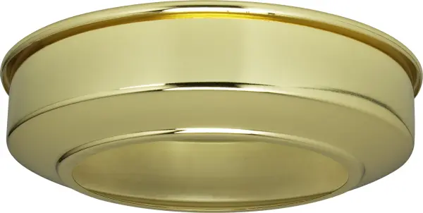 Canopy Extension - Brass Finish - 5-3/4" Diameter - Fits 5" Canopy - 1-1/2" Extension - alternate view