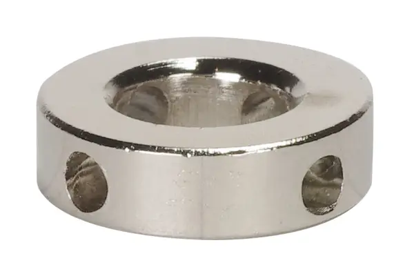 Shade Rings - 10 Gauge - 3/4" Diameter - 3 Hole Nickel Plated