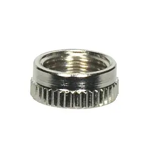 Knurled Nut For Switches - Nickel For Rotary And Push