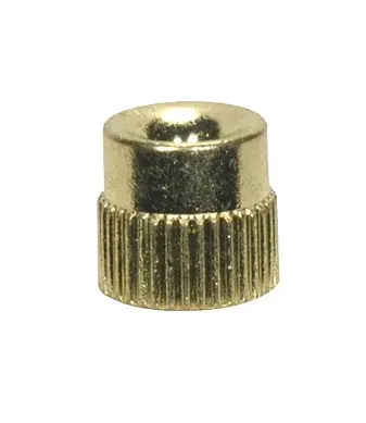Knurled Nut For Switches - Brass For Rotary And Push