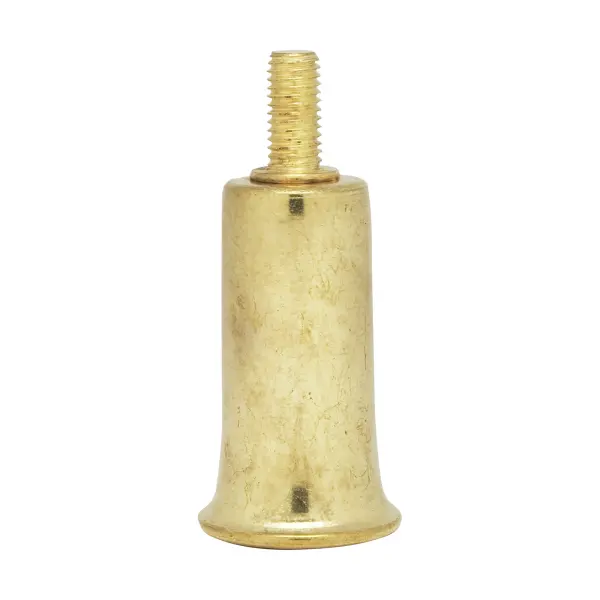 Steel Riser - 1/4-27 - Brass Plated - 1-1/2" Height