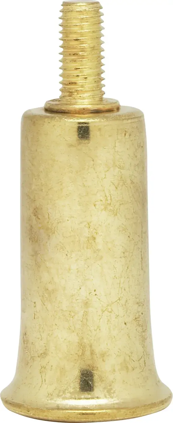 Steel Riser - 1/4-27 - Brass Plated - 1-1/2" Height - alternate view
