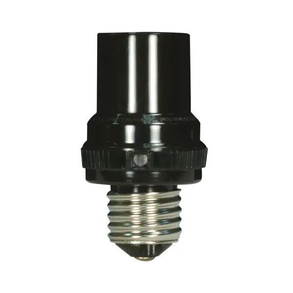 Medium to Medium Adapter E26 - E26 with Photocell Overall Ext. 2'' 150W-120V (incandescent) 60W-120V (fluorescent) LED 30W 120V Suitable for Dry or Damp Location
