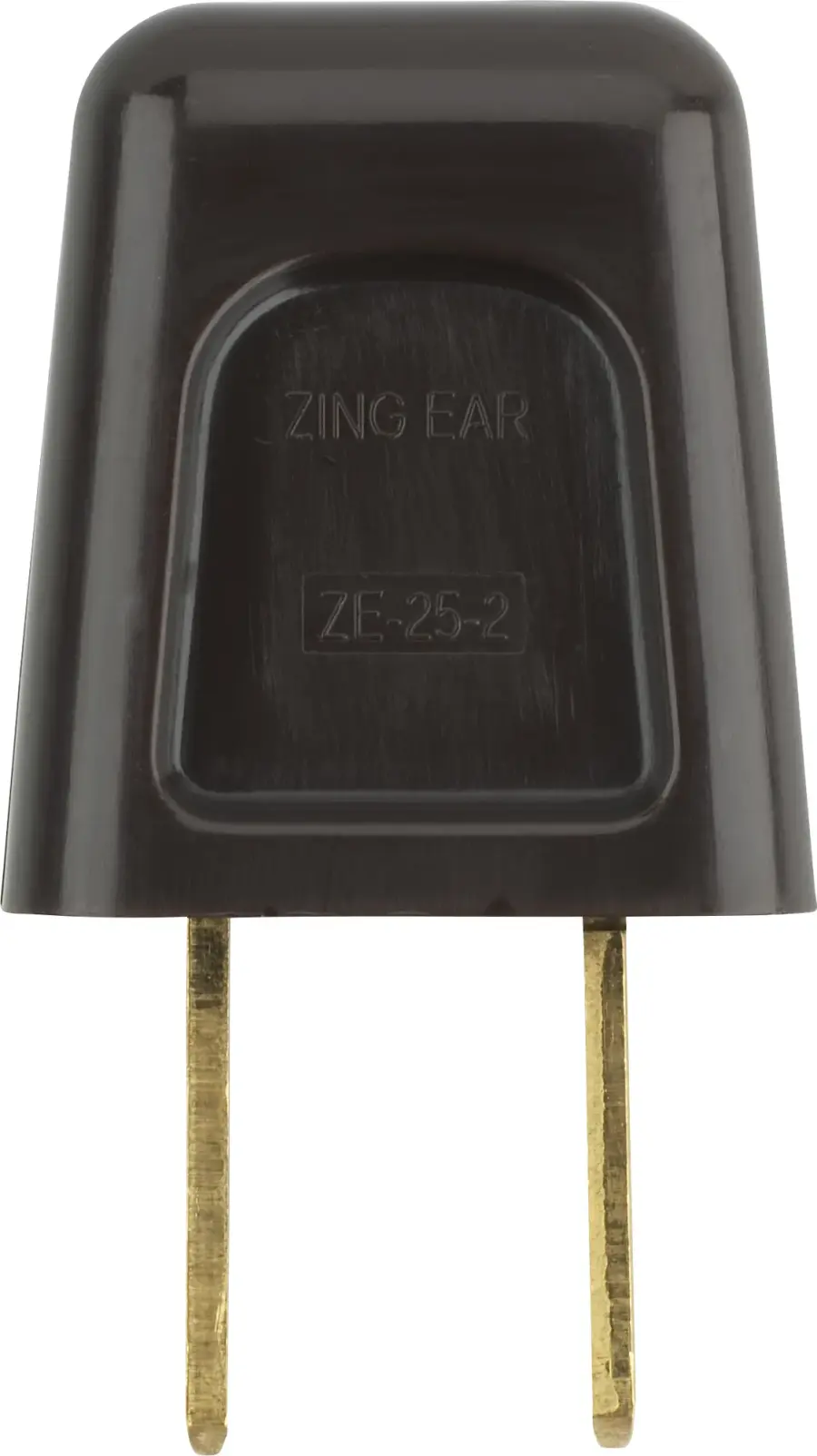 Quick Connect Plug - Polarized - 18/2 SPT-2 - 6A-125V - Brown Finish - Image 2