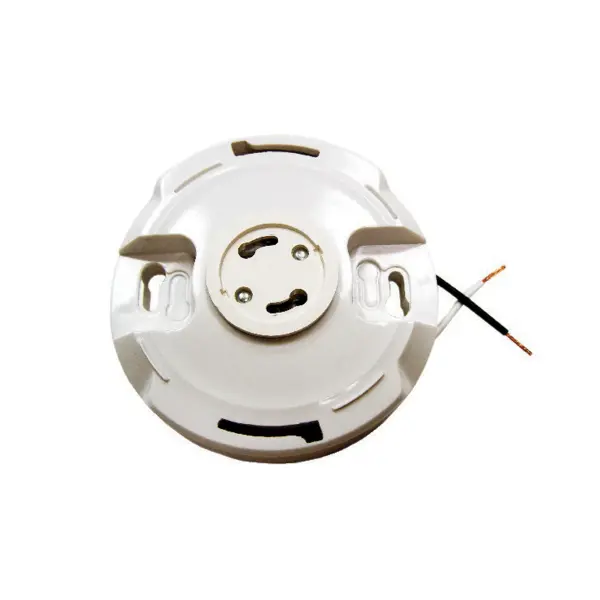 GU24 Base - Squat keyless fluorescent ceiling fixture with twist-on Lexan lens - Image 3