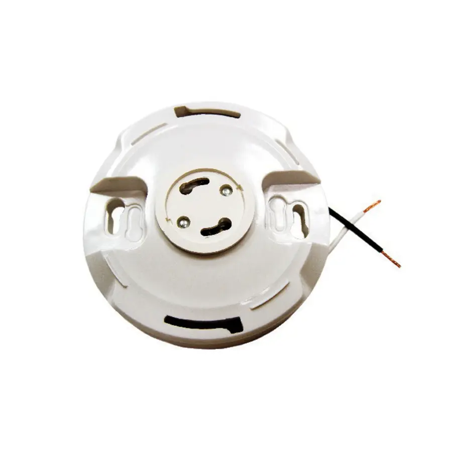 GU24 Base - Squat keyless fluorescent ceiling fixture with twist-on Lexan lens - Image 3
