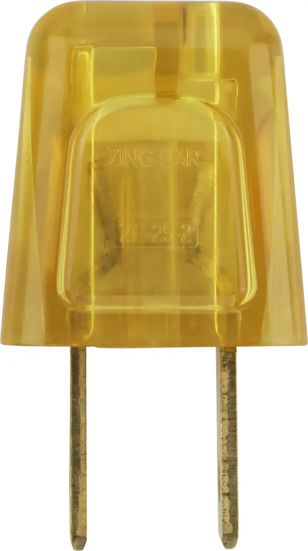 Quick Connect Plug - Polarized - 18/2 SPT-2 - 6A-125V - Gold Finish - alternate view
