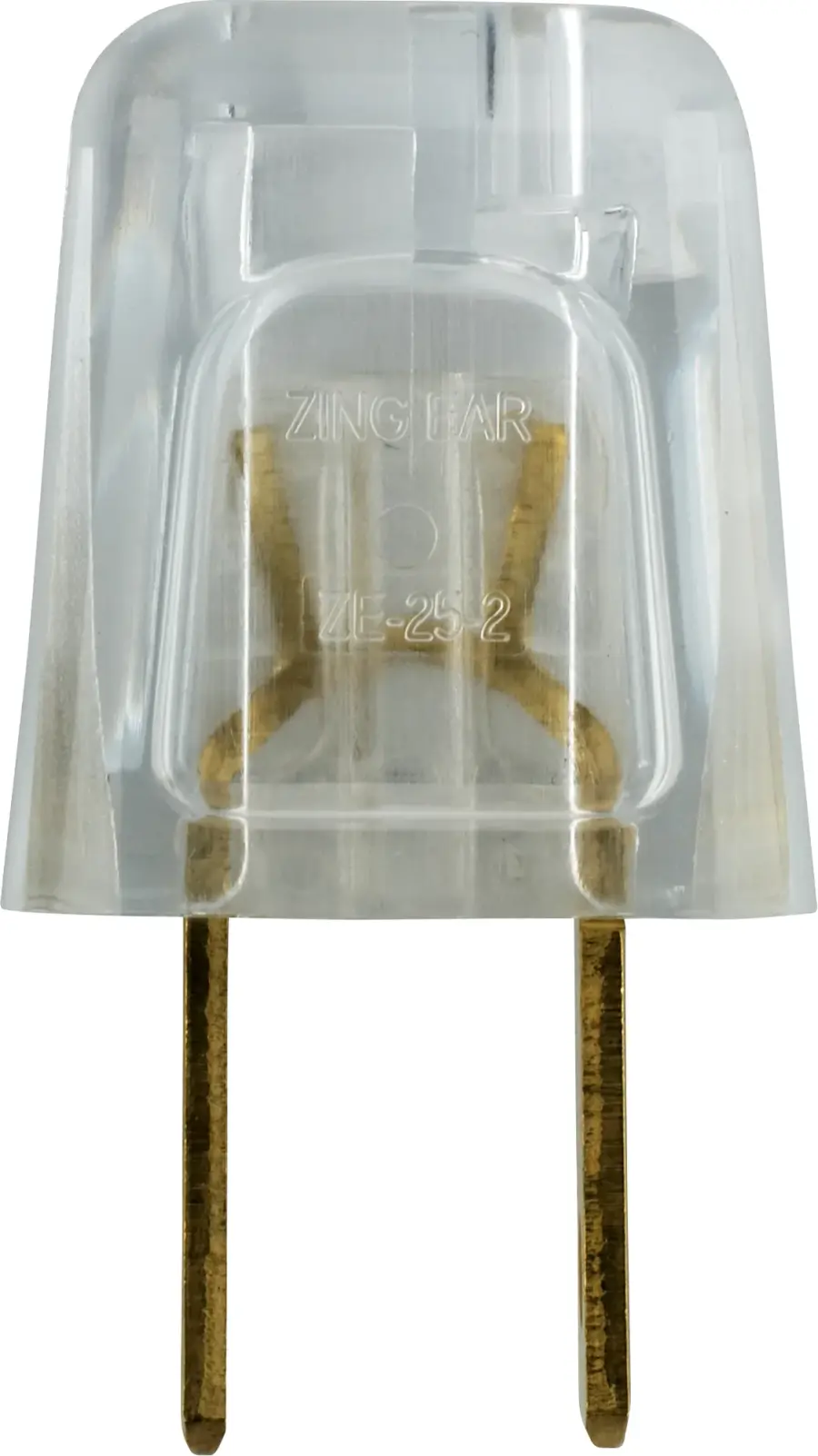 Quick Connect Plug - Polarized - 18/2 SPT-2 - 6A-125V - Silver Finish - Image 2