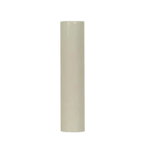 Plastic Candle Cover - Cream Plastic - 13/16" Inside Diameter - 7/8" Outside Diameter - 3" Height