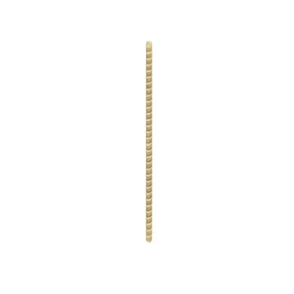 1/9 IP Steel Nipple - Yellow Zinc Plated - 30" Length - 3/8" Wide