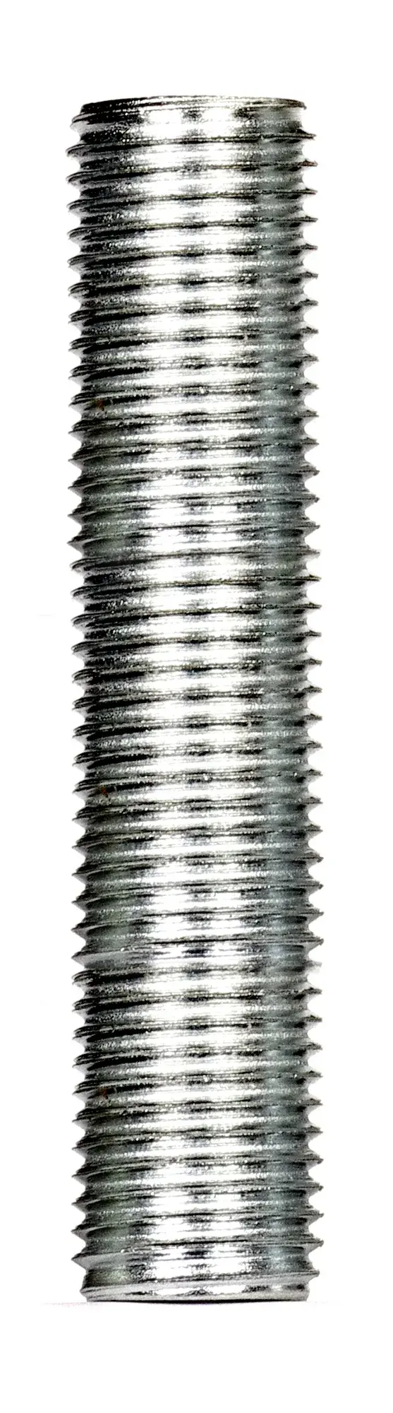 1/4 IP Steel Nipple - Zinc Plated - 2-1/2" Length - 1/2" Wide