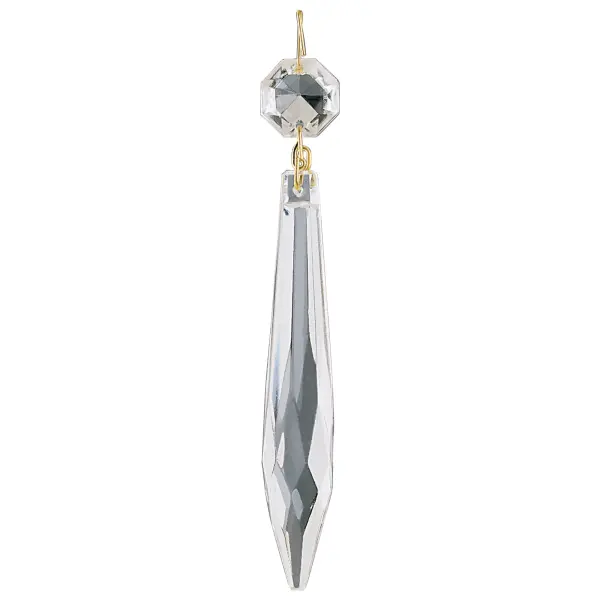 3" Clear U-Drop