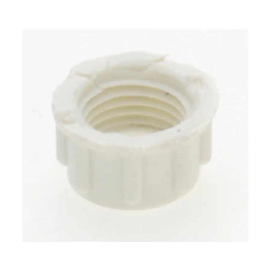 Plastic Bushing - 1/8 IP Female - White Finish - Image 1